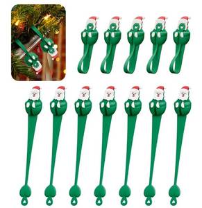 lot 34445 image: 12 Pack Christmas Garland Hangers & Hooks
