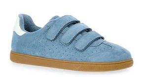 lot 34453 image: Madden NYC Womens Faux Suede Triple Strap Sneakers, Size 9
