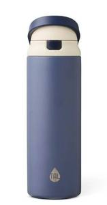 lot 34460 image: TAL 24oz Stainless Steel 2-in-1 Water Bottle with Straw and Chug Lid, Navy