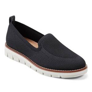 lot 34468 image: Easy Spirit Vanessa Womens Knit Slip-On Flats, Size 8, Black