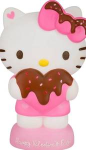 lot 34484 image: Valentine Lighted Blow Mold Outdoor Decor Hello Kitty Love Is Sweet 12 Sanrio