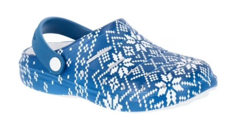 lot 15184 image: Rugged Shark Toddler Kids Holiday Printed Clogs (Size Youth 2)