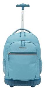 lot 33318 image: Travelers Club 18 Rolling Backpack , Aqua