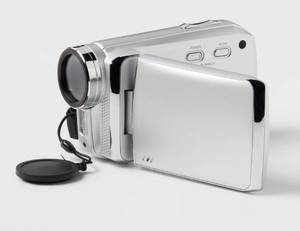 lot 33325 image: 8MP Camcorder - heyday Silver Built-In Microphone, 512GB Storage, 2.7K Video
