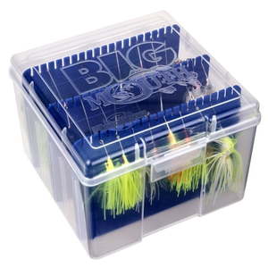 lot 34496 image: Flambeau Outdoors  550 Large Big Mouth Spinnerbait Box Utility Box 1 Piece Plastic MISSING DIVIDER
