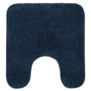 lot 34499 image: Mainstays Basic Polyester Contour Bath Rug, Navy, 20 x 22