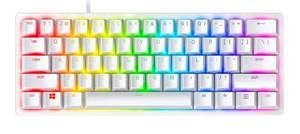 lot 34508 image: Razer Huntsman Mini 60% Gaming Keyboard Clicky Optical Switches - Rapid Trigger Mode - Chroma RGB Lighting - PBT Keycaps - Onboard Memory - Snap Tap