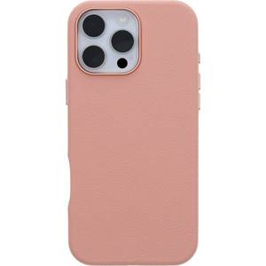 lot 34530 image: OtterBox Apple iPhone 16 Pro Max Symmetry Cactus Leather Series Case with MagSafe - Ballet Blush Solid Faux Leather, MagSafe Compatible - Retail $70