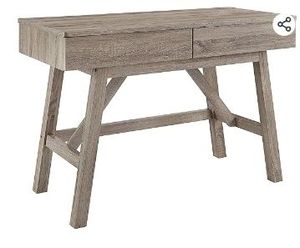 lot 35126 image: Linon Tracey Desk, 47.1W x 21.3D x 31.1H, Gray - Retail $151