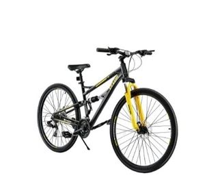 lot 35132 image: VEVOR Mountain Bike, 29 inch MTB Bicycle with Full Dual Suspension, 24 Speeds Twist Shifting, Comfort Saddle, Dual Disc Brakes, Aluminum Alloy Frame, Adult Sport Cycling Bicycle for Men Women Trail Snow - Retail $389