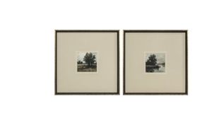lot 35151 image: My Texas House Grassland Riverside Framed Wall Art 20x20 - Retail $73