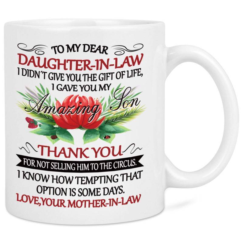 lot 10280 image: Birthday Gift for Daughter In Law, 11 Oz Mug-White