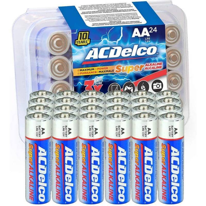 lot 6523 image: ACDelco AA Super Alkaline Batteries  24-Count