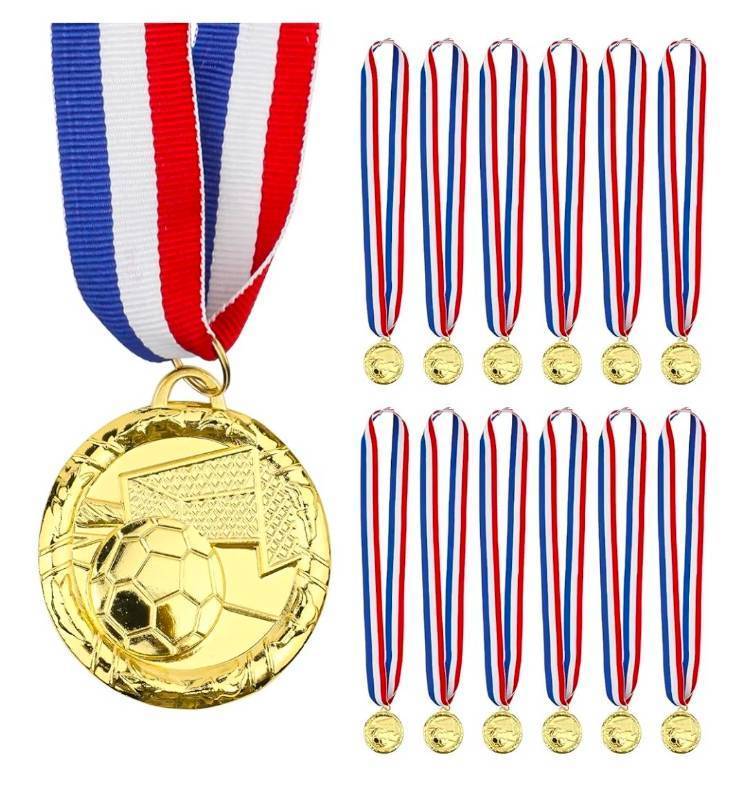 lot 7649 image: Gold Medals for Awards- 12 Count