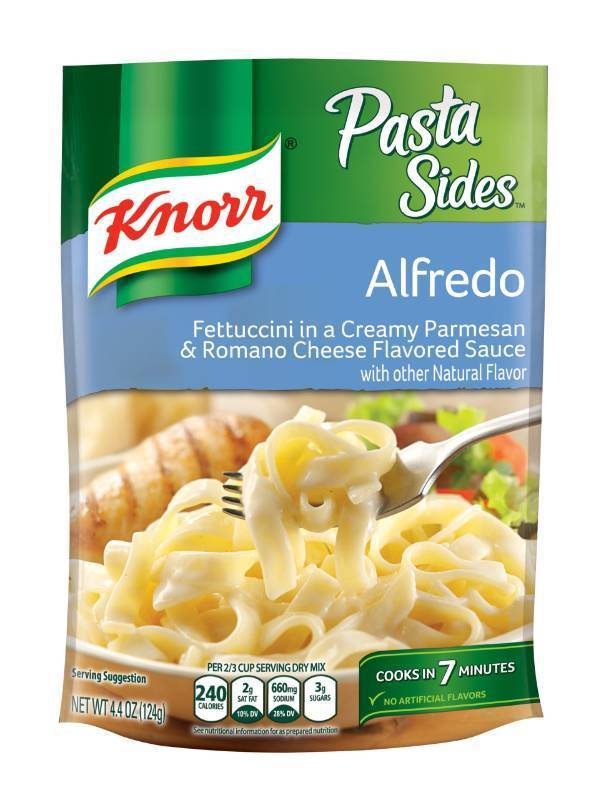 lot 32055 image: Knorr Pasta Sides - Alfredo, 4.4 Ounce, 4 Count, (BEST BY June 13, 2026)