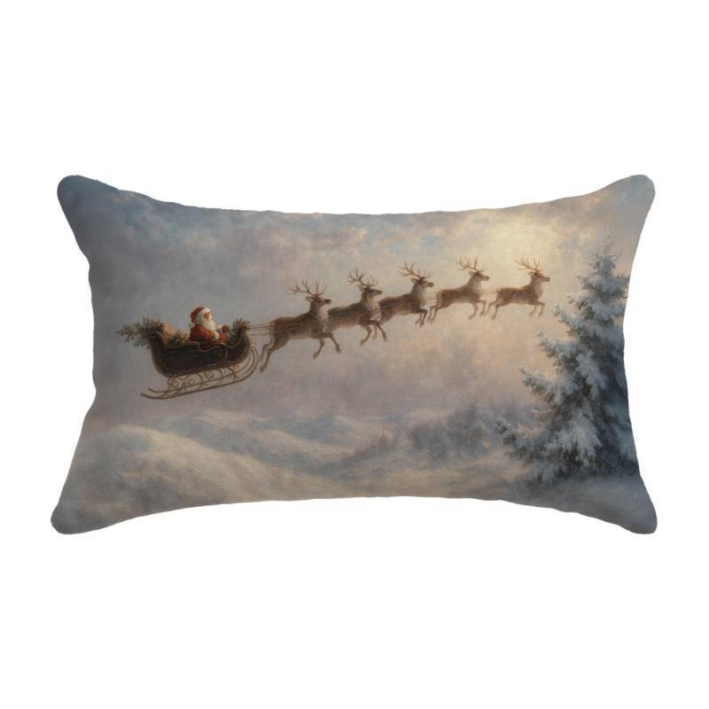 lot 32206 image: Vintage Christmas Pillow Cover 12x20