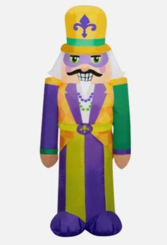 lot 13805 image: Nutcracker Airblown Yard Inflatable, Multicolor, 48