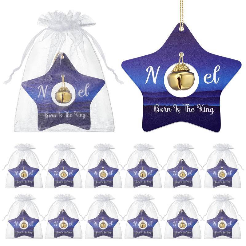 lot 32448 image: 12 Set Christmas Star Christian Gifts