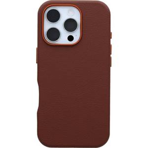 lot 15746 image: OtterBox Apple iPhone 16 Pro Symmetry Cactus Leather Series Case with MagSafe - Rich Adobe - Retail $60