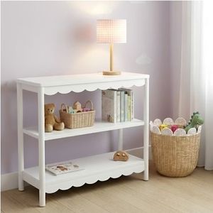 lot 35178 image: Mainstays Kids Scallop Bookcase - Retail $79