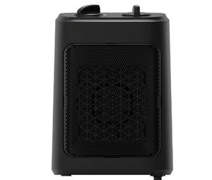 lot 35205 image: Mainstays 1500W Ceramic Fan-Force Electric Space Heater, Black