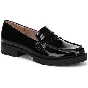 lot 35212 image: LifeStride London Womens Loafers, Size 8.5 Wide, Black Patent - Retail $80
