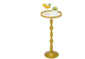 lot 35259 image: Small Round Drink Table,Pedestal Tables,Small Round Side Table for Narrow Spaces, End Table