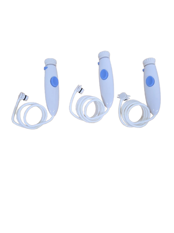 lot 9881 image: 3 Count Hose and Handle Parts Compatible with Waterpik Replacement Parts - Waterpik Water Flosser