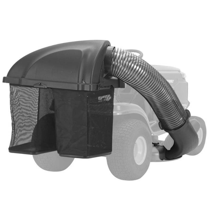 lot 30527 image: Original Equipment 42 in. and 46 in. Double Bagger for Cub Cadet, Troy-Bilt and Craftsman Riding Mowers (2015 and After) - Retail $350