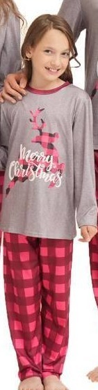 lot 32570 image: Christmas Pajamas for Youth -Size 12 yrs