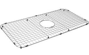 lot 15788 image: Serene Valley Sink Bottom Grid 29-116 X 13-1516, Centered Drain with Corner Radius 2, NDG2914C - Retail $54