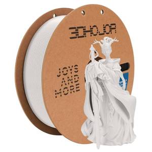 lot 15813 image: 3D Printing Filament high-Speed PLA Filament 1.75mm 300mms 1kg Cardboard Spool Dimensional Accuracy - 0.03 mm Fit Most 3D FDM Printer-White