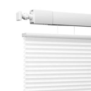 lot 15820 image: Shade365 Cordless Honeycomb Cellular Shades with Top Down Bottom Up No Drill No Tools Easy to Install UV Protection Indoor Windows Thermal Insulated Noise Reduction Blinds, Light Filtering-White (23.5Wx64H) - Retail $57
