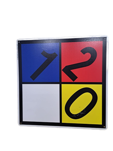 lot 33359 image: NFPA Diamond Hazard Sign