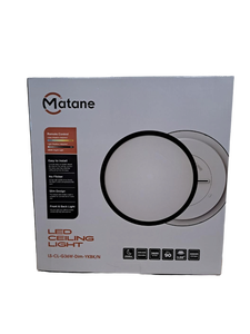 lot 33362 image: Matinee LED Ceiling Light LS-CL-G36W-Dim-YKBKN