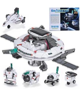lot 33374 image: Hot Bee 6-in-1 STEM Toys Space Solar Robot Kit for Kids, Educational Science Learning, Building Robot Toys Birthday Gift for Kids Age 6 7 8-12 -
