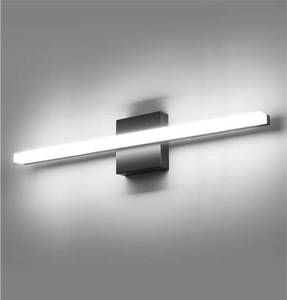 lot 34580 image: Combuh LED Bathroom Light Fixtures Over Mirror 24 Inch 14W, Black Vanity Lights Bar for Bathroom, Modern IP44 Wall Sconce Cool White 6000K