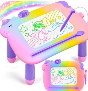 lot 34588 image: Toddler Toys 3,Magnetic Drawing Board Baby Toys,Toddler Girl Boy Toy Writing Doodle Board,Learning Educational Kids Toy 3 Year Old Girls Boys Christmas Birthday Gifts