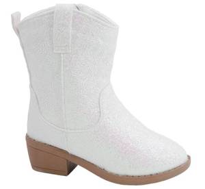 lot 34589 image: Pawz Little & Big Girls Glitter Western Boots Size 11