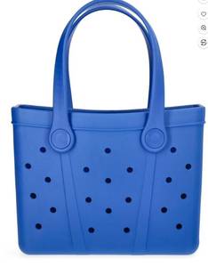 lot 35301 image: Time and Tru Womens Lightweight Mini Beach Tote Bag, Blue