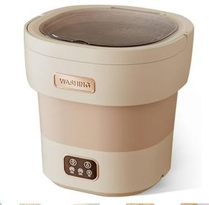 lot 35311 image: Portable Washing Machine, 12l Foldable Mini Washer with with 4 Modes and Spin Basket Deep Cleaning of Underwear Baby Clothes and Small Clothes for Apartments Dorm RV Travel Hotel Laundry purple