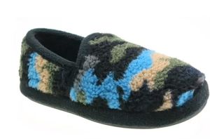 lot 35331 image: Wonder Nation Toddler & Big Boys Camo Slipper Size4-5