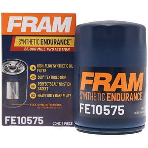 lot 35342 image: FRAM Synthetic Endurance Premium Oil Filter  FE10575  25K mile Replacement Filter for Select Vehicles