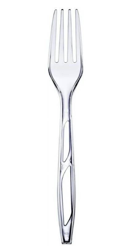 lot 13874 image: Box of GUSTO Premium Plastic Forks Heavy Duty Silverware Disposable Cutlery, 50-Piece Per Pack