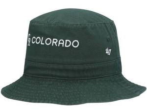 lot 33402 image: Mens Colorado Rockies 47 Green 2022 City Connect Bucket Hat