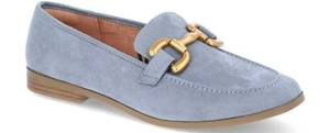 lot 34605 image: Time and Tru Womens Faux Leather Buckle Loafers Size 9