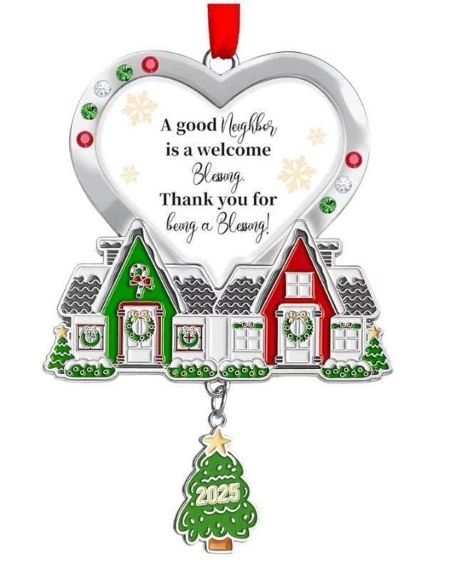 lot 23669 image: Neighbor Christmas Ornament 2025