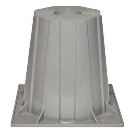 lot 2705 image: Pack of 4, Diversitech Heat Pump Riser 500 lb Limit  Gray HPR-6 - Retail $52