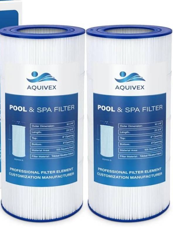 lot 13930 image: Aquivex 06 2 Pack Pool Filter - Retail $85