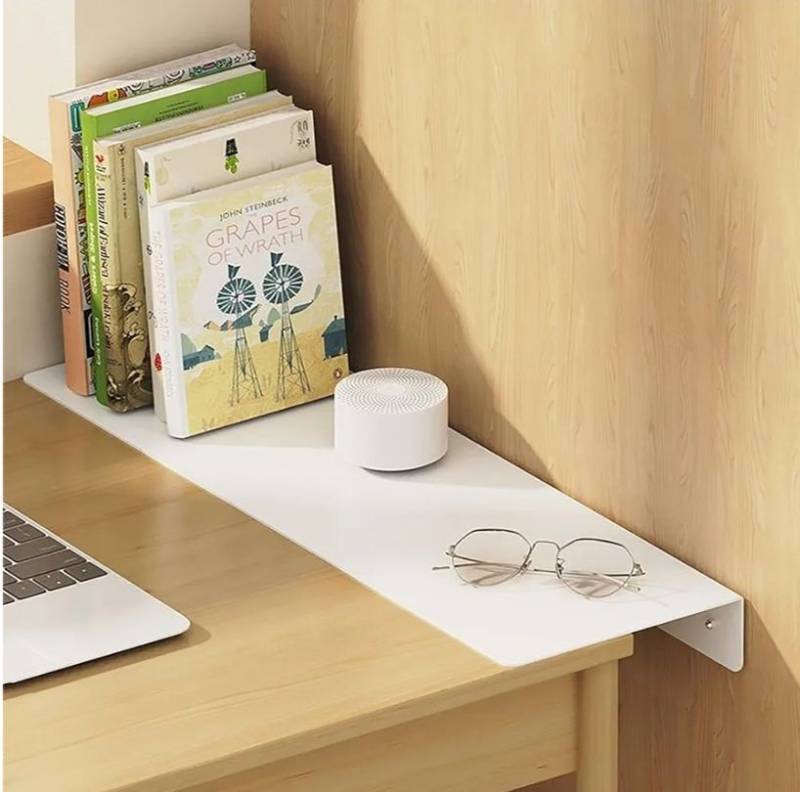 lot 13972 image: Metal Kitchen Refrigerator Gap Partition Countertop Gap Extension Board,Gap Covers Between Countertop and Walls, Refrigerator Side Partition, No Drill(White,23.62  3.93inch)